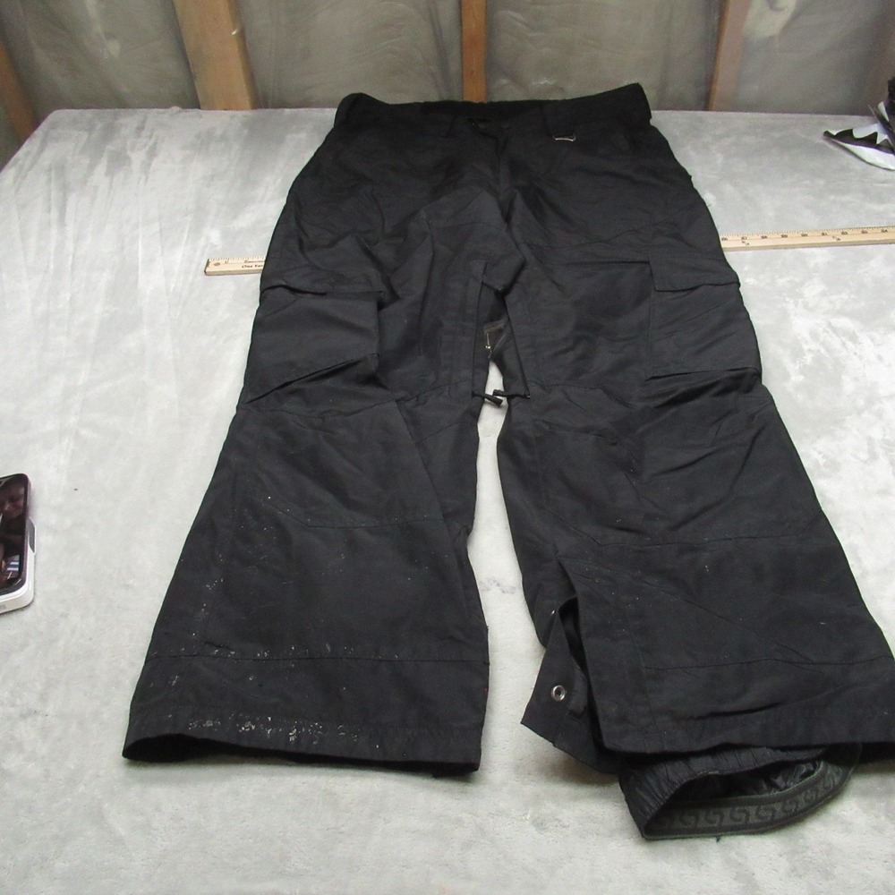 Sims Snow Pants Mens Large Black‎ Adjustable Waterproof Mesh Lined Winter 37x32